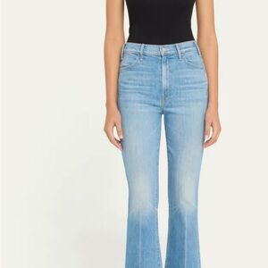 MOTHER DENIM The Hustler Ankle Fray Straight Leg Jeans